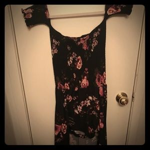 Long off the shoulder dress